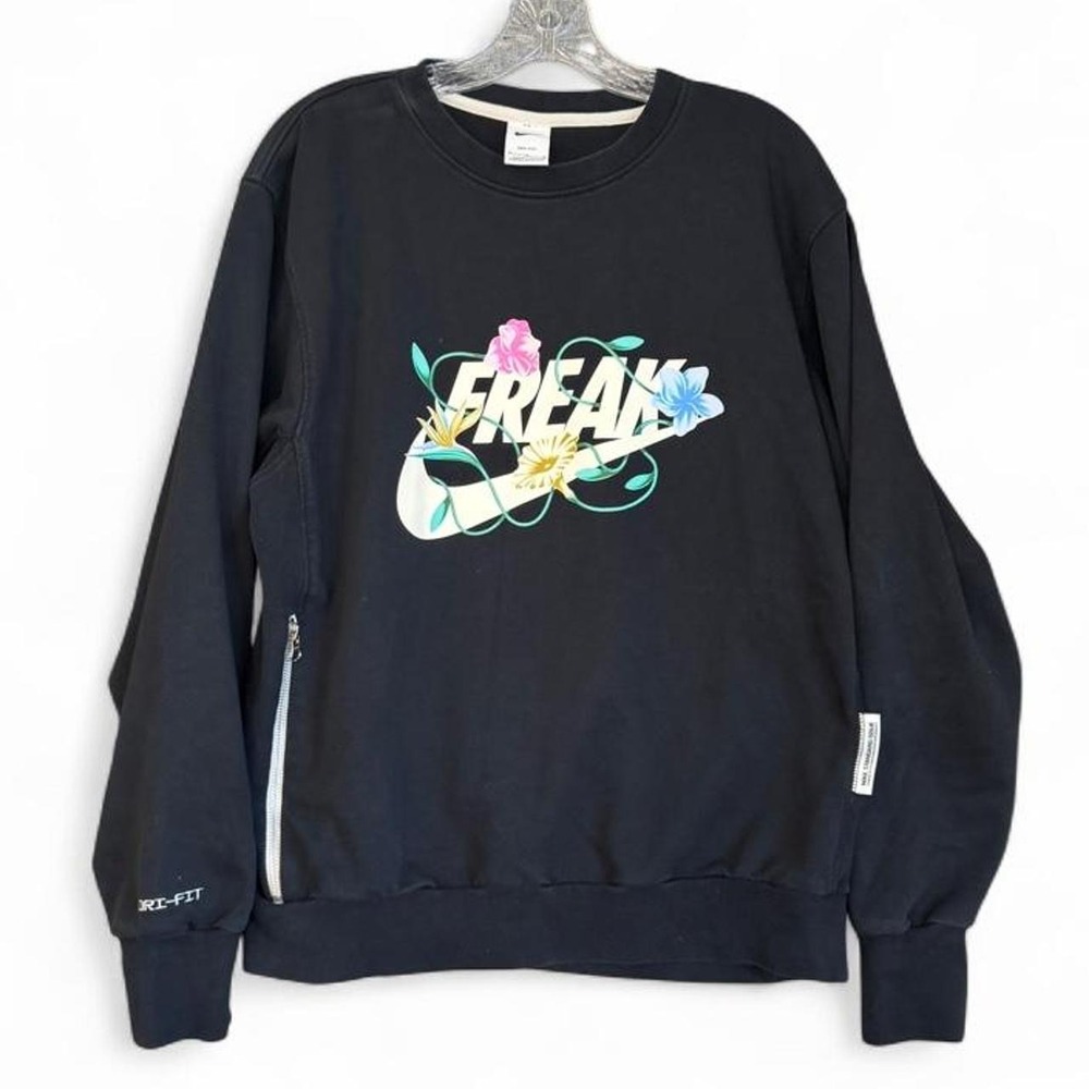 Nike Giannis Antetokounmpo "Freak" Floral Crewneck Sweatshirt Medium